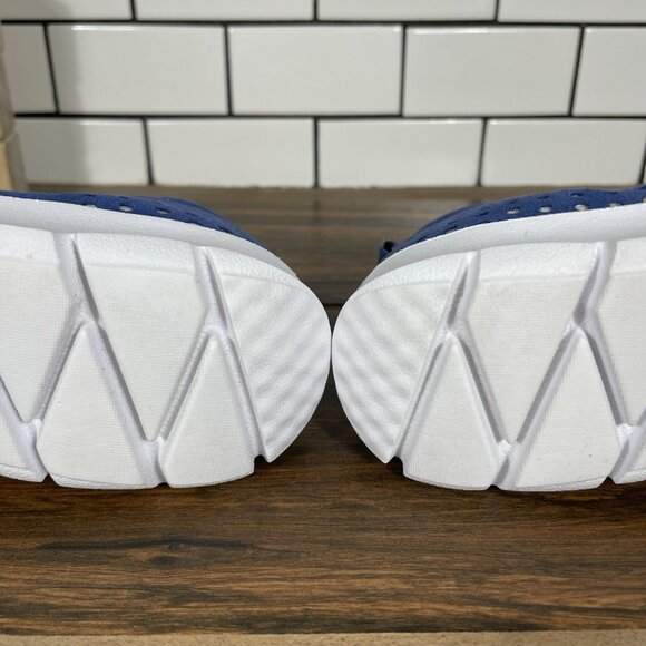 Clarks Step AllenaSea Womens Size 7 Shoes Blue Slip On Cloudsteppers Flats - Picture 8 of 12